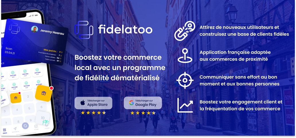 Fidelatoo, solution pour créer un programme de fidélité dématérialisé